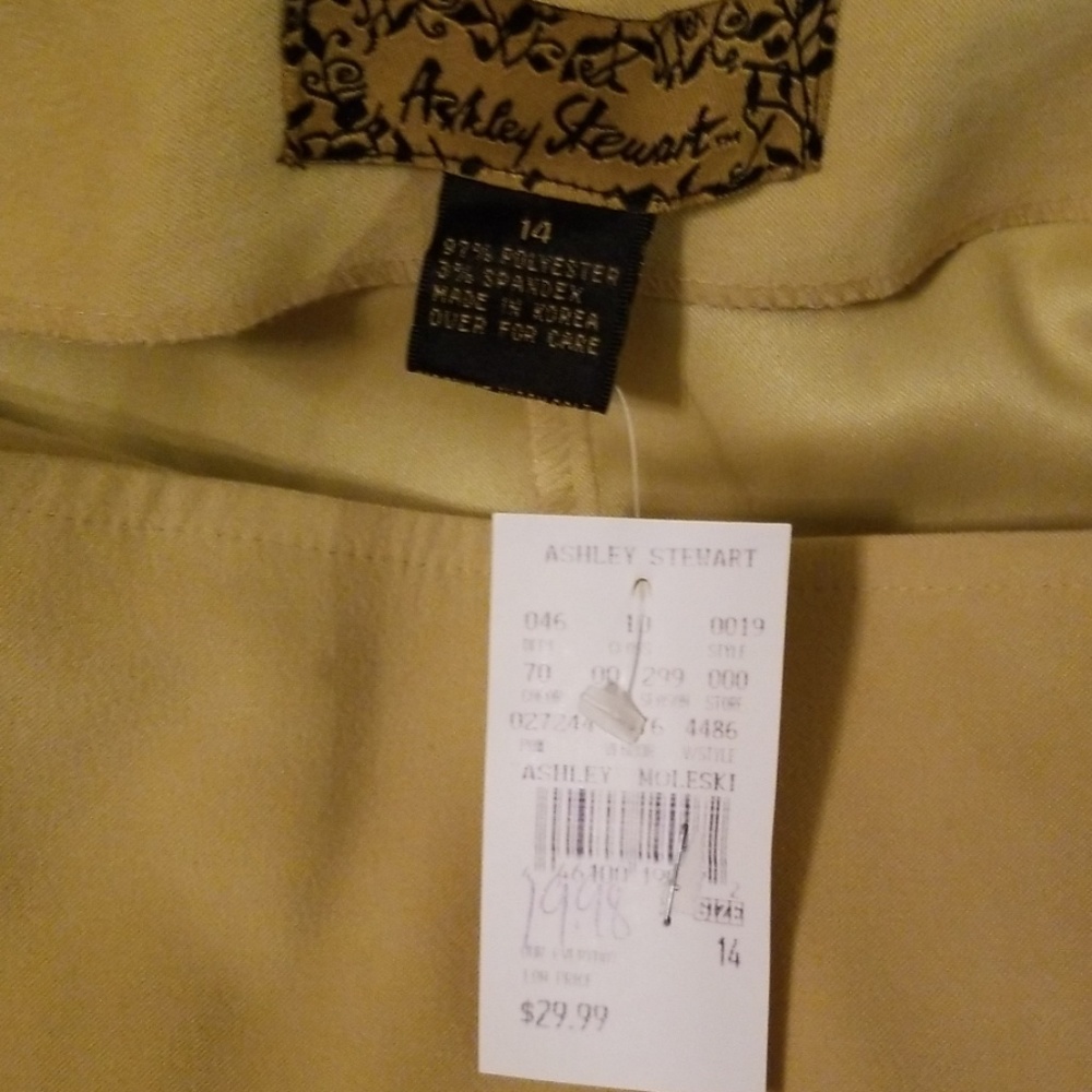 Ashley Stewart 3 Piece Pants and Skirt Set. Skirt is FREE! - Picture 8 of 8